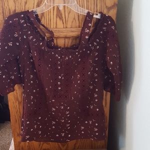 Off the shoulder blouse